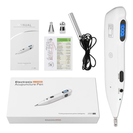 Medical Acupuncture Pen Point Detector Electronic Body Massage Pain Therapy Electric Pain Relief Health Care Home Use Device